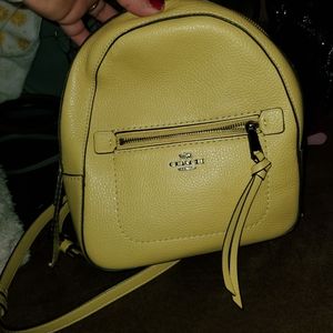 Authentic coach mini backpack